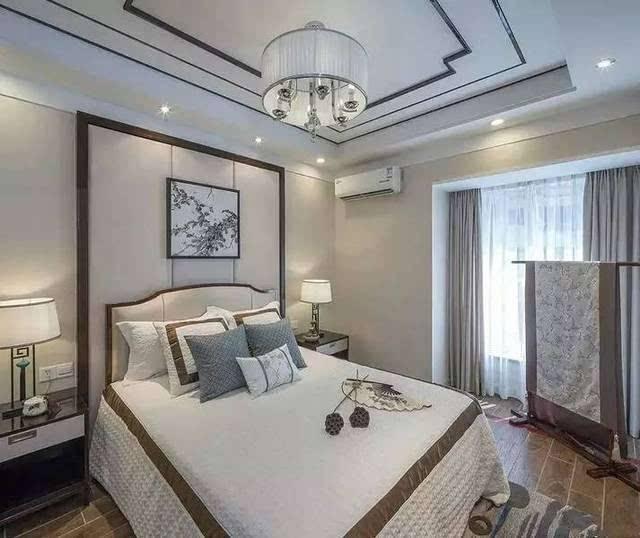 師傅在吊頂上加一圈線條,效果居然這么美